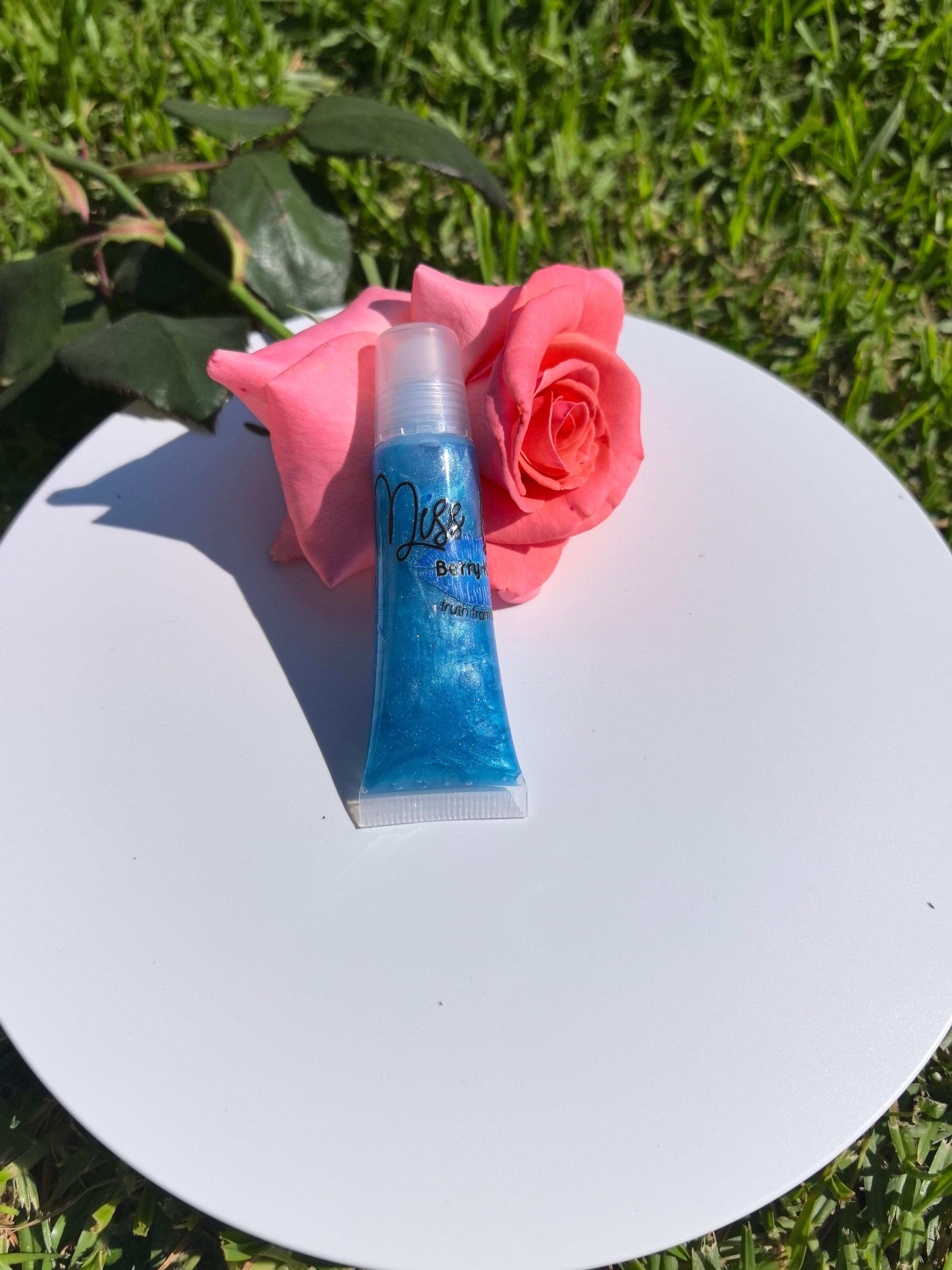 Aura Blue lip gloss