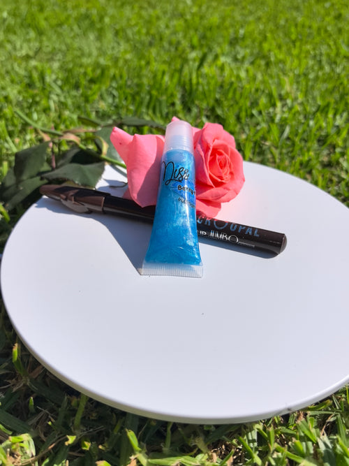 Aura Blue lip gloss